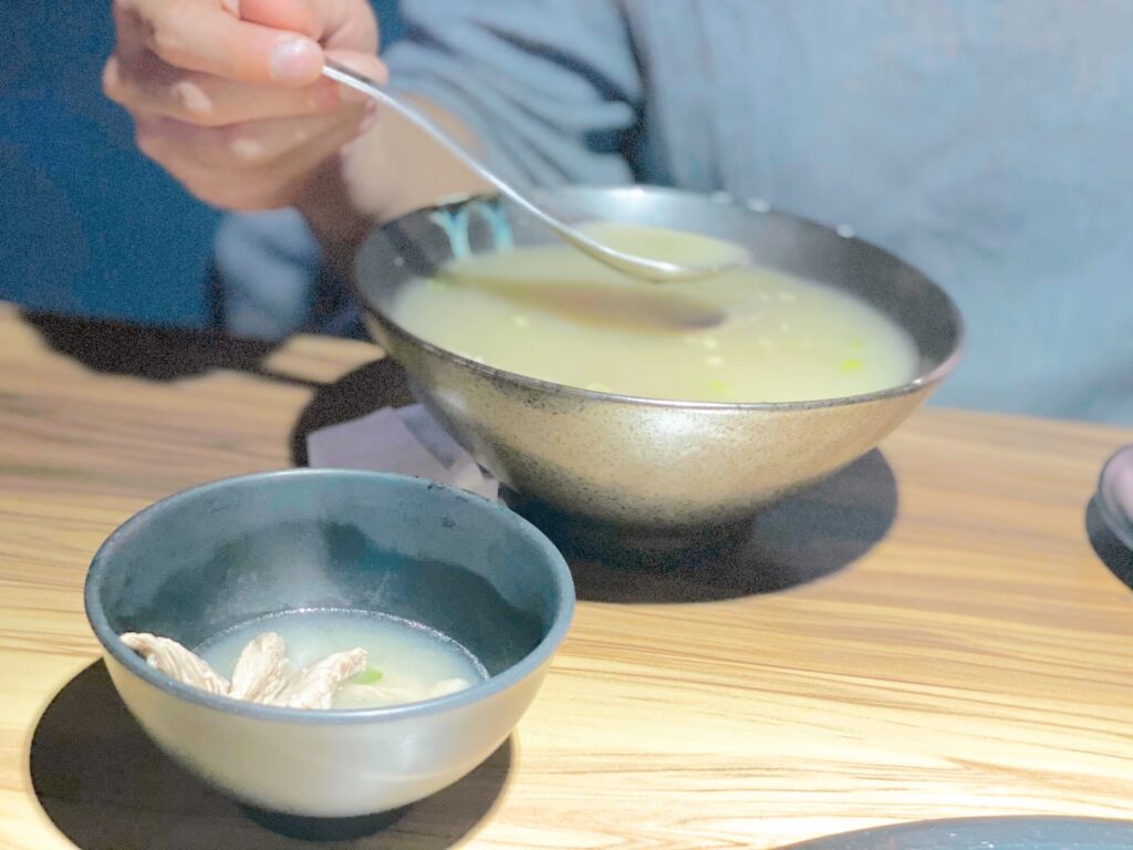 現沖牛肉味噌湯