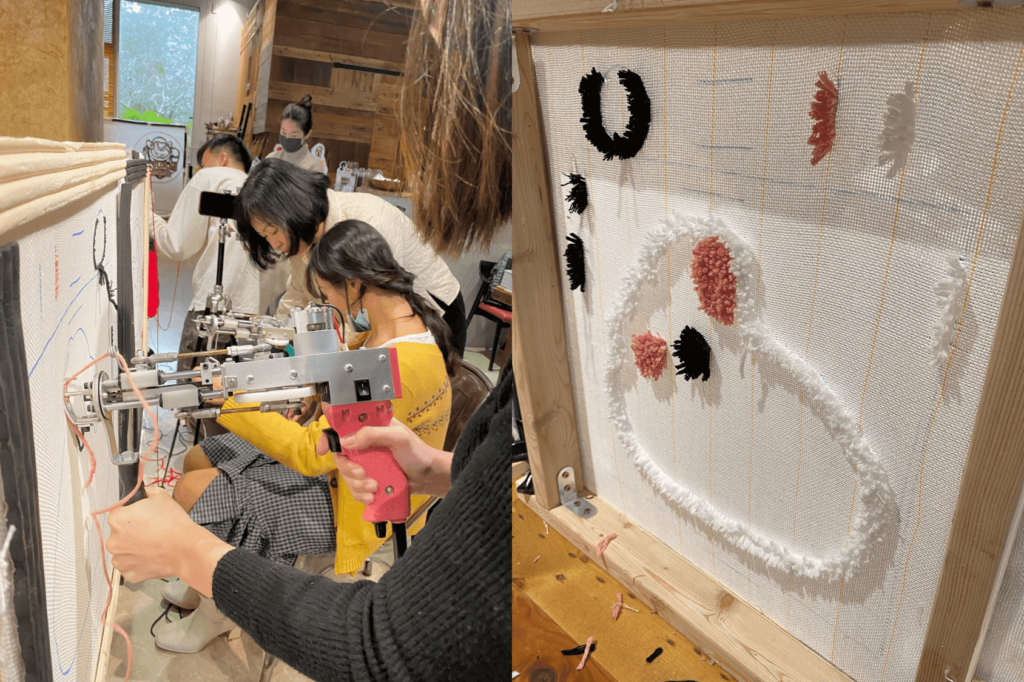 桃園青埔 Does Art 都是藝術 手作體驗工坊 tufting