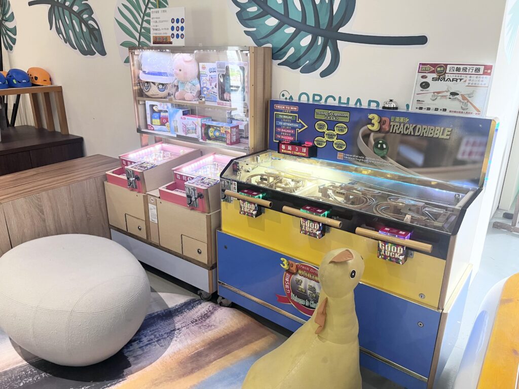 桃禧漫遊渡假露營園區 付費遊戲機台