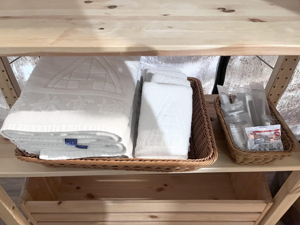 桃禧漫遊渡假露營園區 桃禧屋型帳 備品