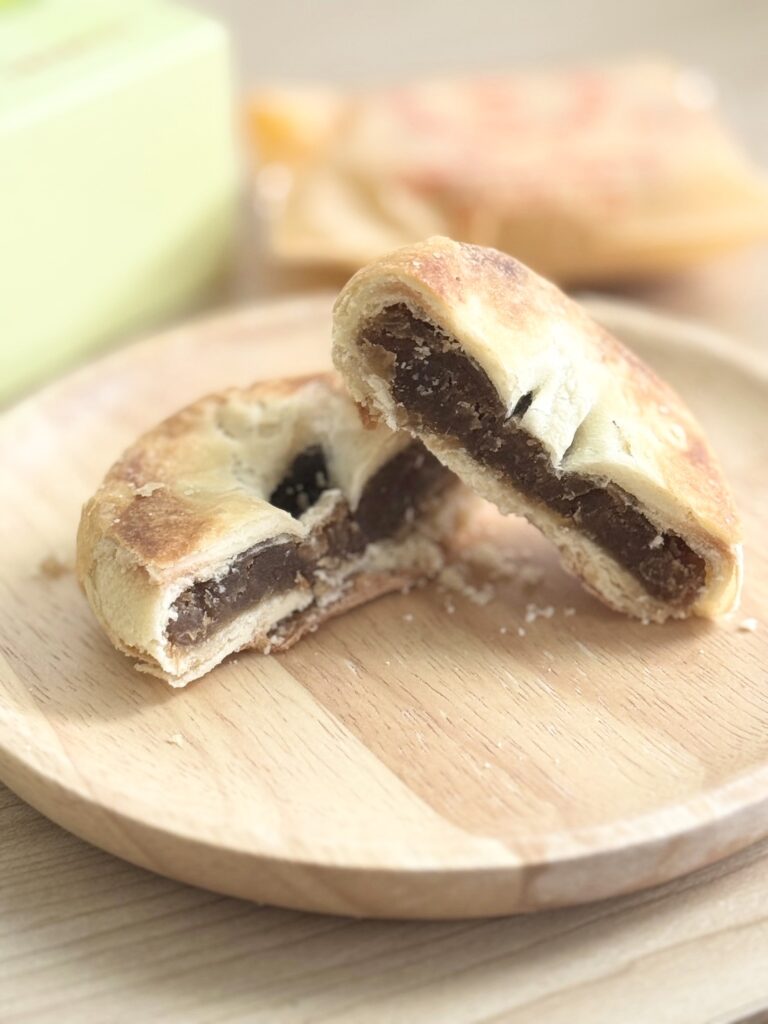 桃園中壢名產 素寶齋手作烘焙 肚臍餅 鹹豆沙口味