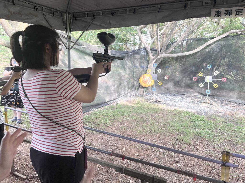 埔心牧場 牛仔星村 漆彈定靶射擊