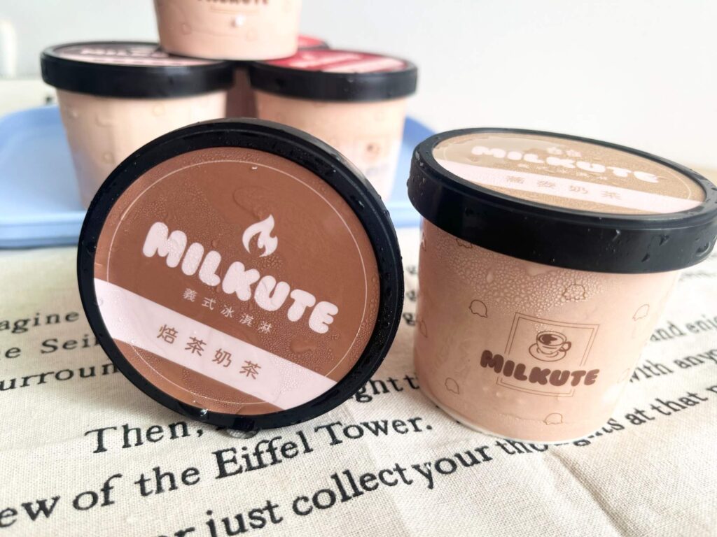 Milkute 焙茶鍋煮奶茶義式冰淇淋